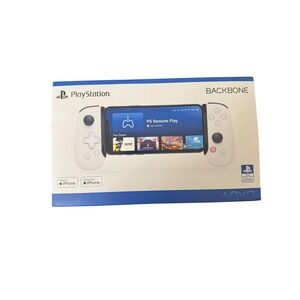 Backbone One Mobile Gaming Controller for iPhone PlayStation Edition White NIB‎
